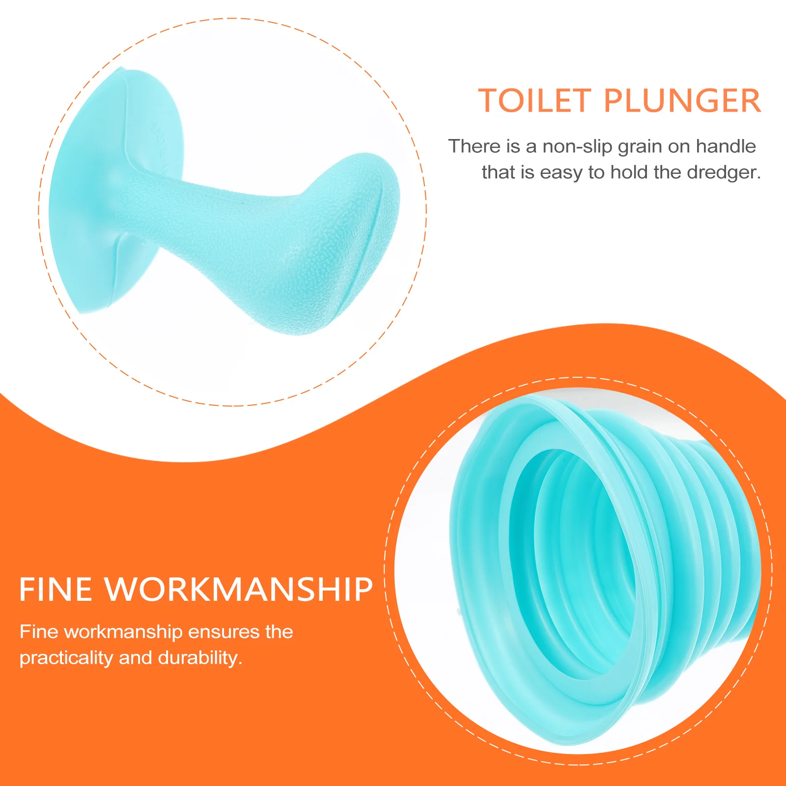 Toilet Plunger Blue Plastic Drain 17X10.5Cm Powerful Sucker Comfortable Grip Light For Toilets Sinks Drains
Toilet Plunger Blue Plastic Drain 17X10.5Cm Powerful Sucker Comfortable Grip Light For Toilets Sinks Drains