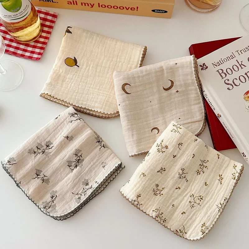 4pcs Cotton Gauze Soft Square Face Towel Washcloth Towel Floral INS Style Baby Bath Girls Children Kids Absorbent Handkerchiefs
4pcs Cotton Gauze Soft Square Face Towel Washcloth Towel Floral INS Style Baby Bath Girls Children Kids Absorbent Handkerchiefs