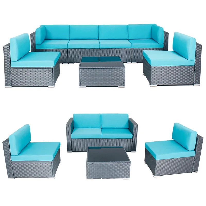 Outdoor square with backrest furniture PE rattan sofa combination outdoor
Outdoor square with backrest furniture PE rattan sofa combination outdoor