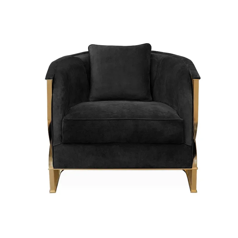 High-end Black Gold Accent Chair for Villa
High-end Black Gold Accent Chair for Villa