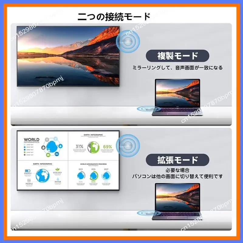 Беспроводной совместимый передатчик и приемник BAAE, адаптер передачи 1080P/5 ГГц/30 м для ПК/камеры/телевизора/проектора
Беспроводной совместимый передатчик и приемник BAAE, адаптер передачи 1080P/5 ГГц/30 м для ПК/камеры/телевизора/проектора