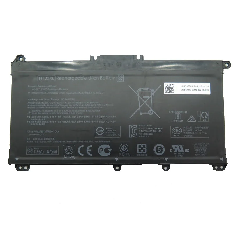 Laptop Battery For HP 14-CE0000TU 14-CE0000TX 14-CE0001LA 14-CE0001TU 14-CE0001TX 14-CE0002TU 14-CE0002TX 14-CE0003LA 11.55V
Laptop Battery For HP 14-CE0000TU 14-CE0000TX 14-CE0001LA 14-CE0001TU 14-CE0001TX 14-CE0002TU 14-CE0002TX 14-CE0003LA 11.55V
