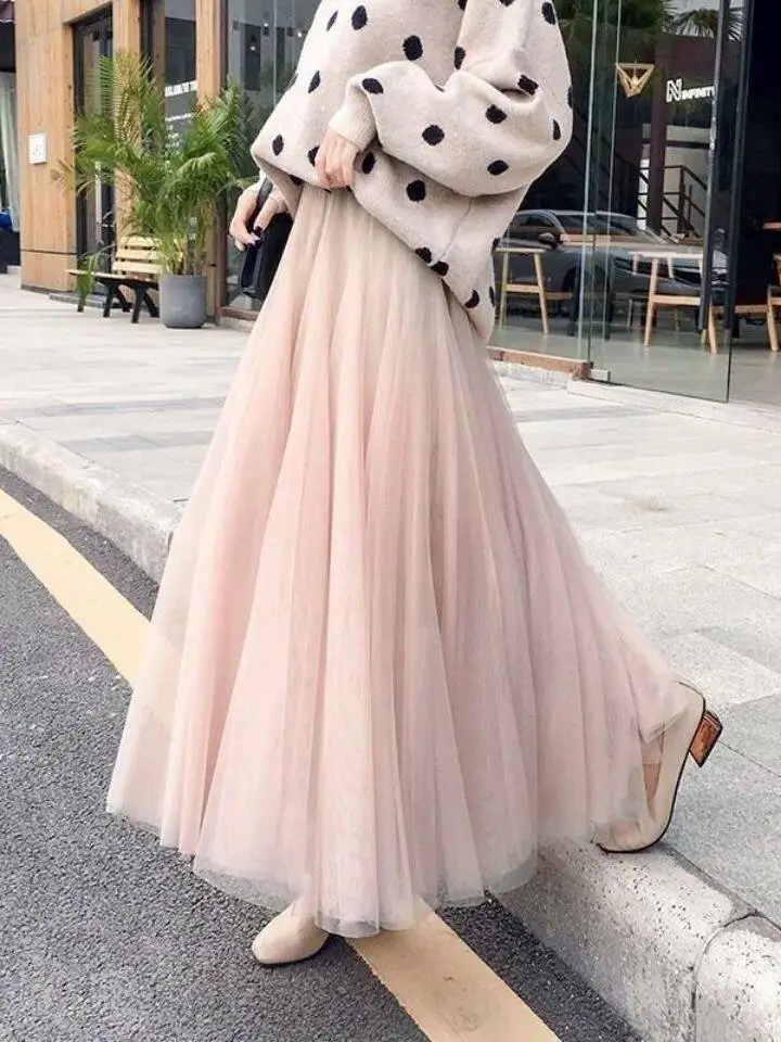 plus Size 300 Pounds Sister Gentle Style Fluffy Mesh Half Skirt Women Spring Summer Hiding Hip Thin Sweet Pleated Skirt
plus Size 300 Pounds Sister Gentle Style Fluffy Mesh Half Skirt Women Spring Summer Hiding Hip Thin Sweet Pleated Skirt
