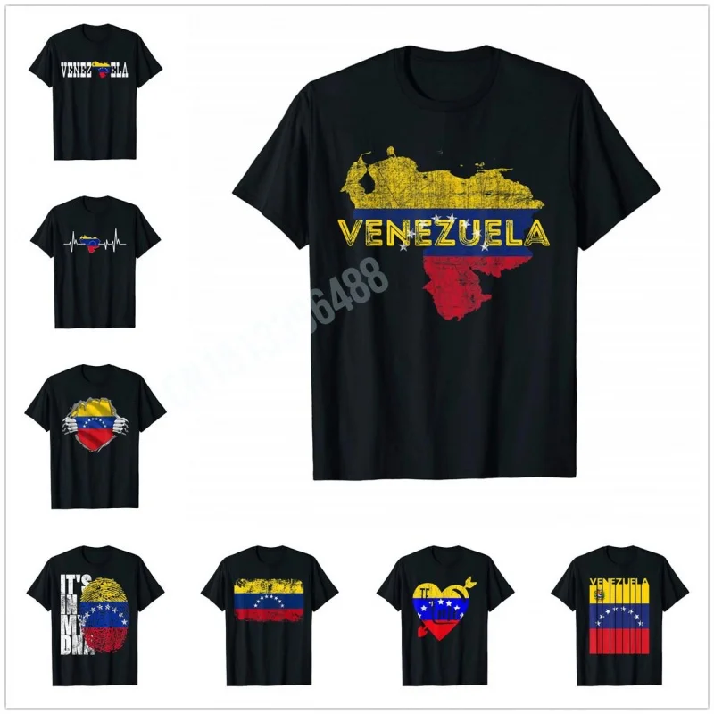 Men Women T Shirt More Design Venezuelan Map And Flag Distressed Venezuela T-Shirt Tops 100% Cotton Tees
Men Women T Shirt More Design Venezuelan Map And Flag Distressed Venezuela T-Shirt Tops 100% Cotton Tees