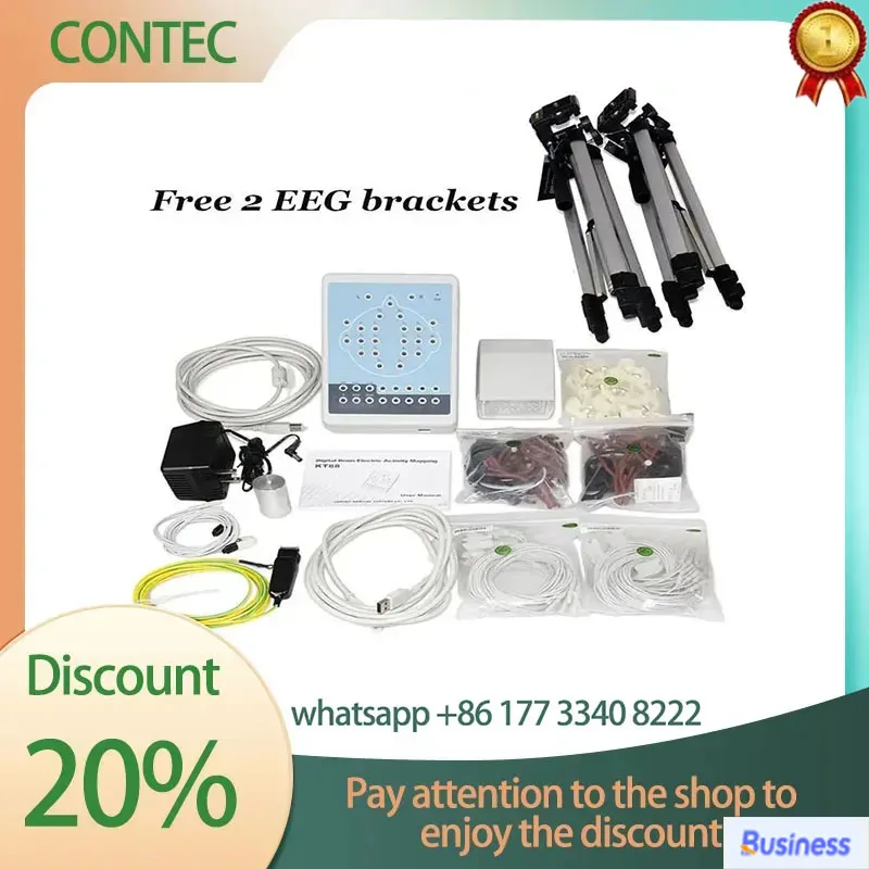 CONTEC KT88-1016 EEG 16-канальная цифровая система отображения EEG, Brain electric, Бесплатные 2 штатива
CONTEC KT88-1016 EEG 16-канальная цифровая система отображения EEG, Brain electric, Бесплатные 2 штатива