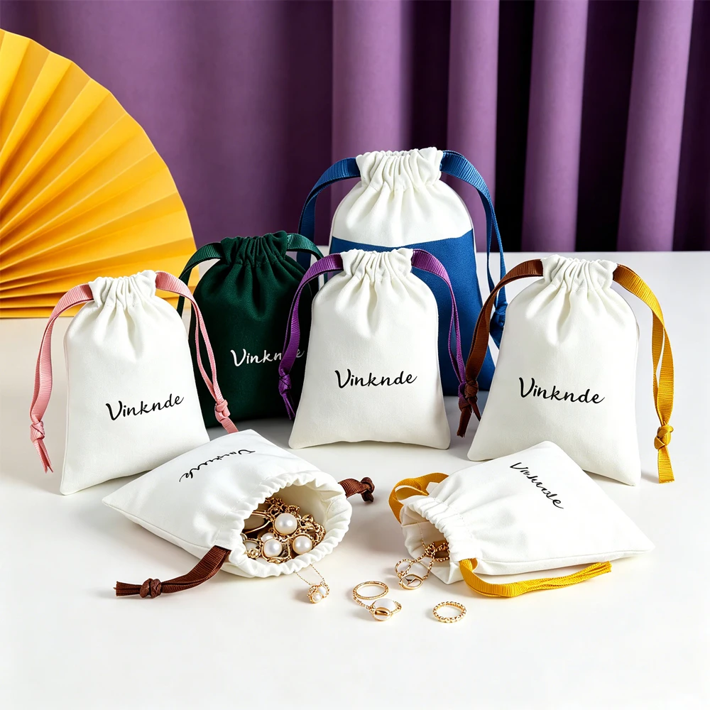 50Pcs Personalized Logo White Cotton Canvas Bags Sachet Natural Soap Candy Drawstring Packaging Pouch Jewellry Cosmetic Pocket
50Pcs Personalized Logo White Cotton Canvas Bags Sachet Natural Soap Candy Drawstring Packaging Pouch Jewellry Cosmetic Pocket