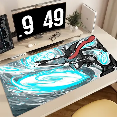 XXL Neues Mauspad, Gaming-Teppich, Anime-Tastatur-Pads, Teppich, PC, 900 x 400, Mauspad, P-Pokemon, Laptop, erweiterte Desktop-Matte für das beste Geschenk