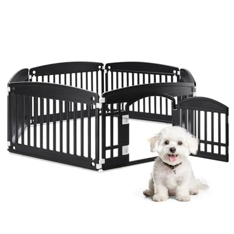 6 Panel 24" Plastic Dog Playpen Folding and Portable Pet Playpen for Indoor and Outdoor Use Safe and Secure Fence Ideal for Sma
6 Panel 24" Plastic Dog Playpen Folding and Portable Pet Playpen for Indoor and Outdoor Use Safe and Secure Fence Ideal for Sma
