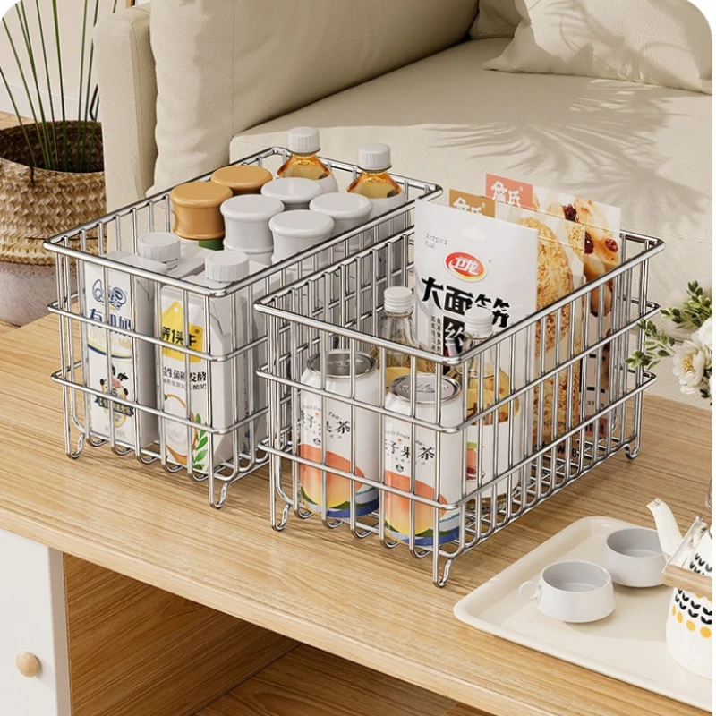 304 Stainless Steel Storage Basket Hollow Design Organizer for Bathroom Kitchen Countertop and Home Essentials Storage Use
304 Stainless Steel Storage Basket Hollow Design Organizer for Bathroom Kitchen Countertop and Home Essentials Storage Use