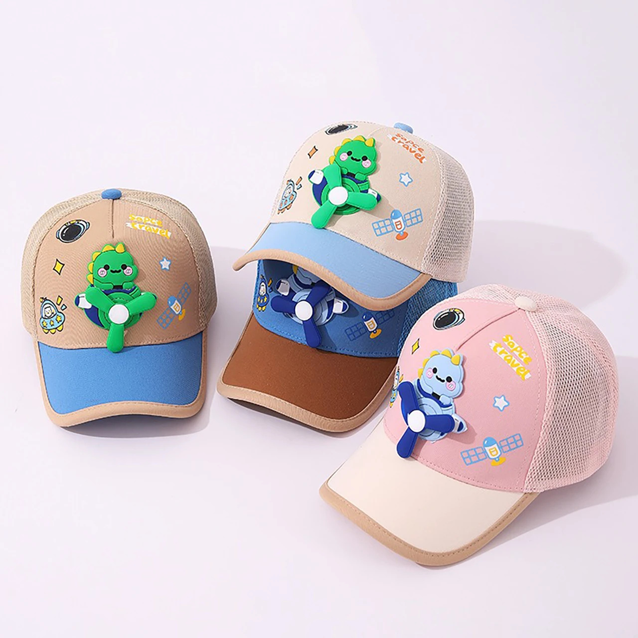 Kids Summer Sun Hat With Fan Cute Dinosaur Children Mesh Baseball Cap 3-7year Boys Girls Baby Hollow Breathable Sunscreen Visors
Kids Summer Sun Hat With Fan Cute Dinosaur Children Mesh Baseball Cap 3-7year Boys Girls Baby Hollow Breathable Sunscreen Visors