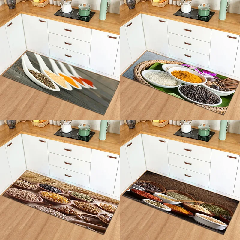 Ingredients and Spices Pattern Home Kitchen Floor Mats Door Front Decoration Floor Mats
Ingredients and Spices Pattern Home Kitchen Floor Mats Door Front Decoration Floor Mats