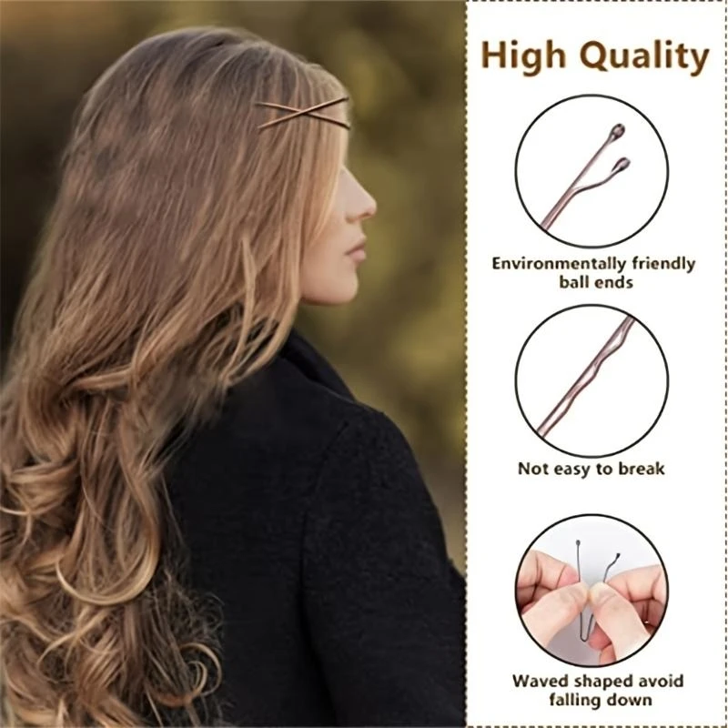 39BB 50 Pieces Bobby Pins Hair Accesories Designed For Secure And Comfortable Wear
39BB 50 Pieces Bobby Pins Hair Accesories Designed For Secure And Comfortable Wear