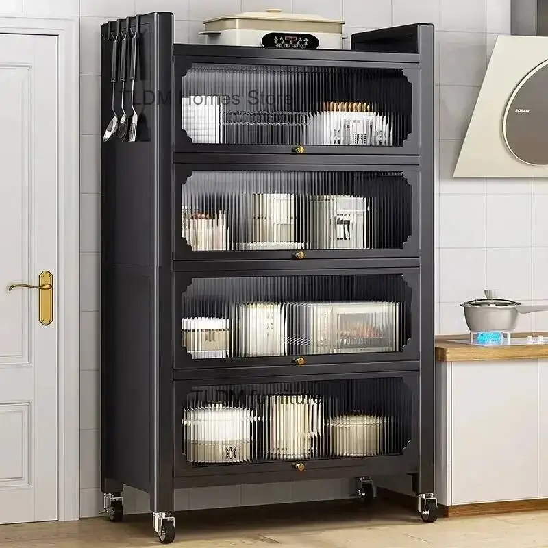 Metal Kitchen Cabinets Kitchen Furniture Multi-layer Storage Cabinet Floor Racks Multi-functional Tableware Cabinet U Modern
Metal Kitchen Cabinets Kitchen Furniture Multi-layer Storage Cabinet Floor Racks Multi-functional Tableware Cabinet U Modern
