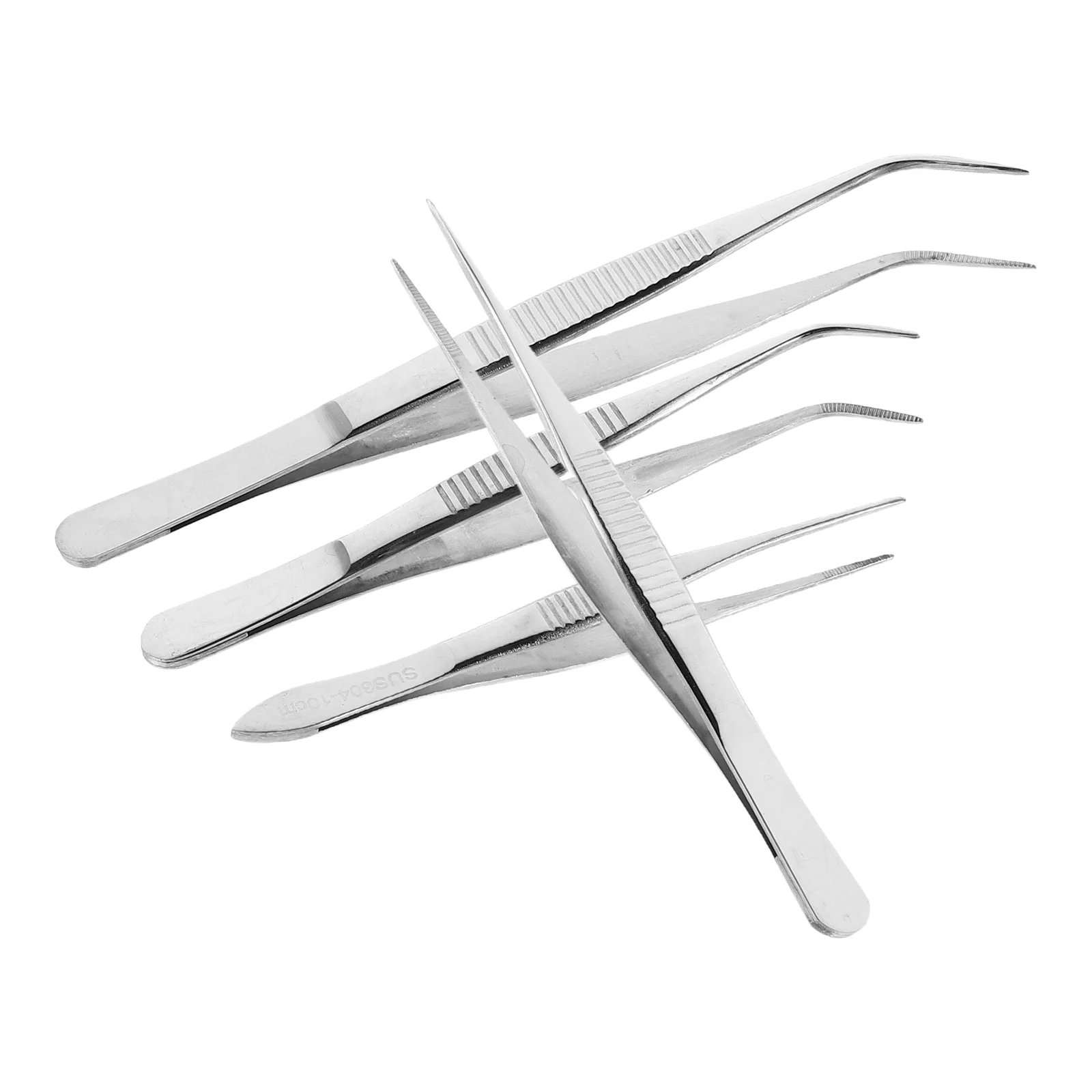 4pcs Stainless Steel Tweezers Set Precision Picking Tools For Sewing Repair Electronics Crafting Stamps Lab Diy Thread Curved
4pcs Stainless Steel Tweezers Set Precision Picking Tools For Sewing Repair Electronics Crafting Stamps Lab Diy Thread Curved