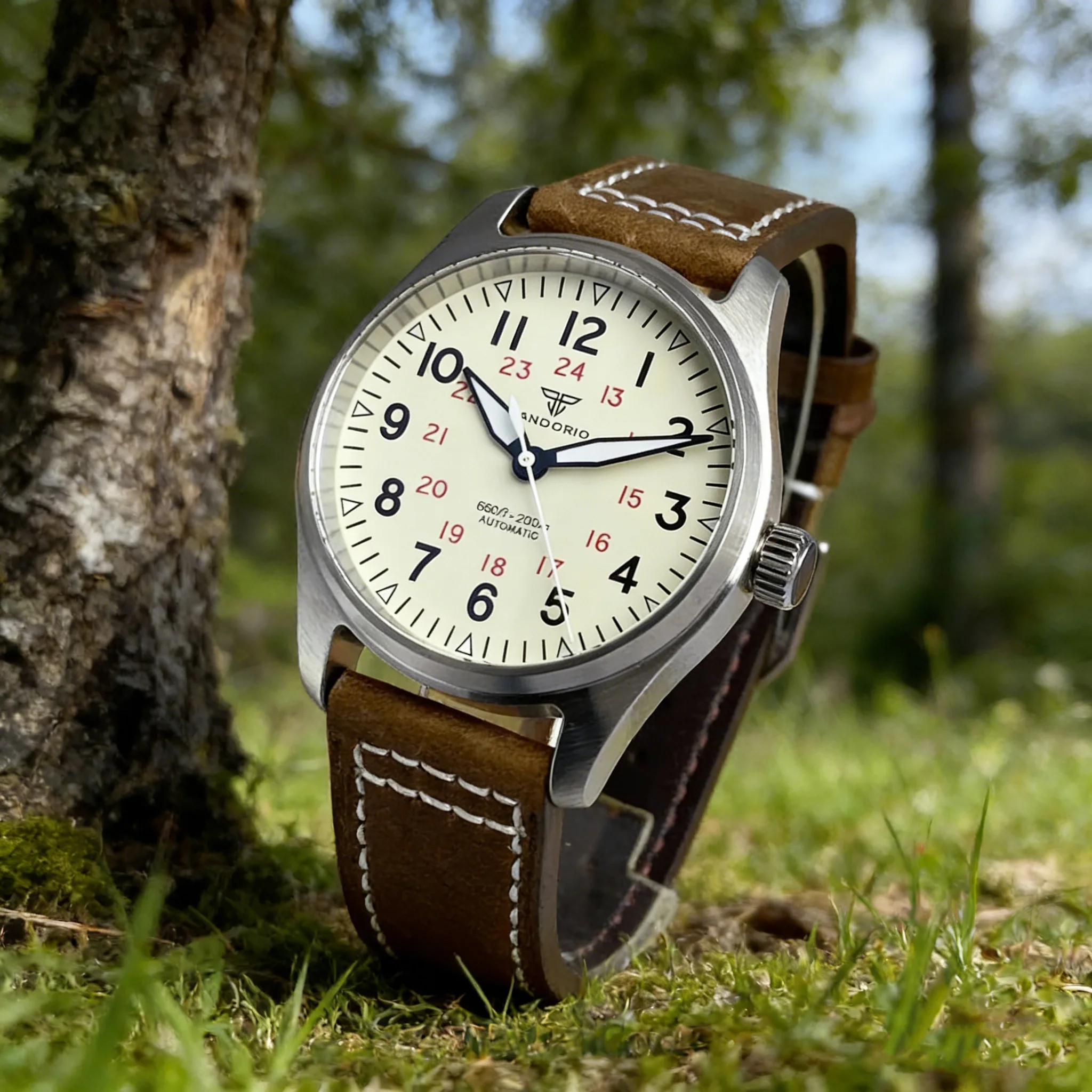 Tandorio MIYOTA8215 Men's Watch Pilot Watch for Men Automatic Mechanical Movement Sapphire Crystal 20BAR Waterproof 39mm
Tandorio MIYOTA8215 Men's Watch Pilot Watch for Men Automatic Mechanical Movement Sapphire Crystal 20BAR Waterproof 39mm