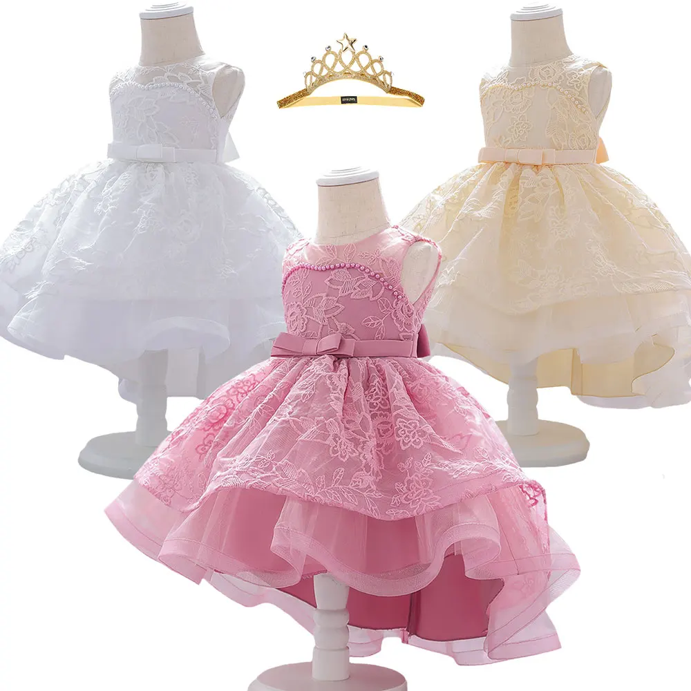 New Summer Baby Girls 1st Birthday Party Embroidered Floral Dresses Christening Newborn White Pink Beading Wedding Prom Gowns
New Summer Baby Girls 1st Birthday Party Embroidered Floral Dresses Christening Newborn White Pink Beading Wedding Prom Gowns