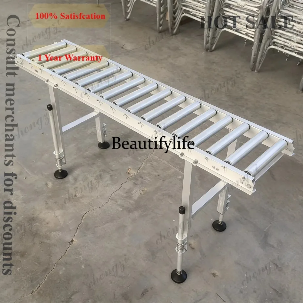 A81 Industrial 1800mm Aluminum Roller Conveyor Table Low Profile Lightweight for Packaging Station Stable Conveying
A81 Industrial 1800mm Aluminum Roller Conveyor Table Low Profile Lightweight for Packaging Station Stable Conveying