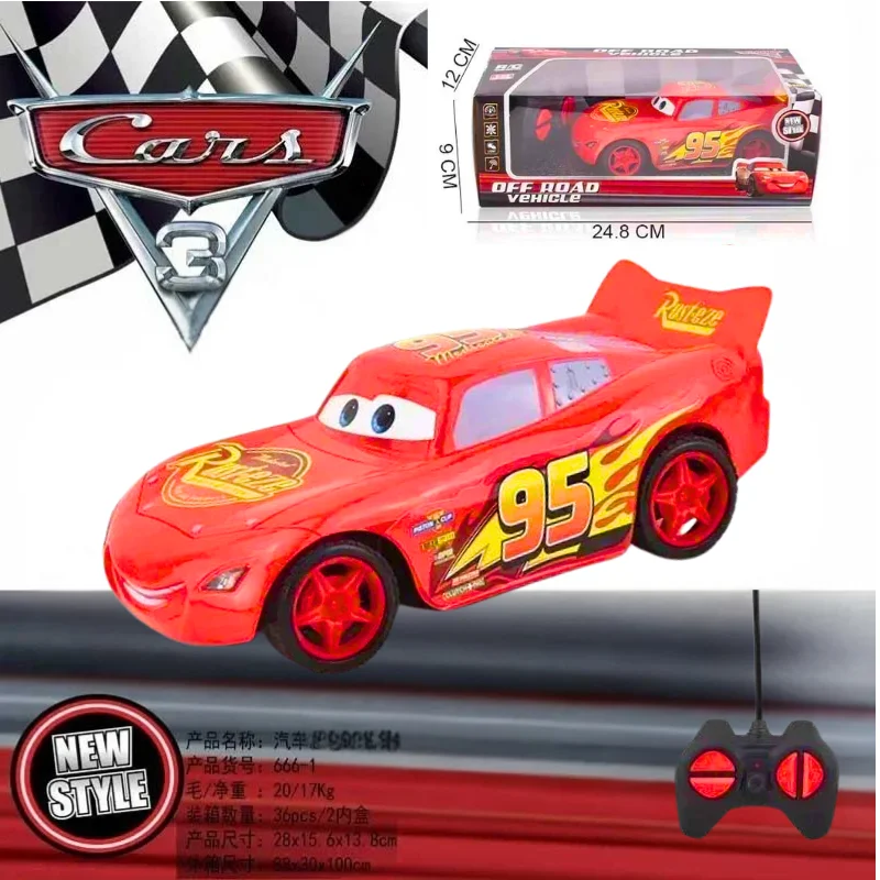 Pixar Cars 3 Remote Control Electric Toy Car Lightning McQueen Kids Gift Cartoon Sports Car Model Collectible Vehicle for Kids
Pixar Cars 3 Remote Control Electric Toy Car Lightning McQueen Kids Gift Cartoon Sports Car Model Collectible Vehicle for Kids