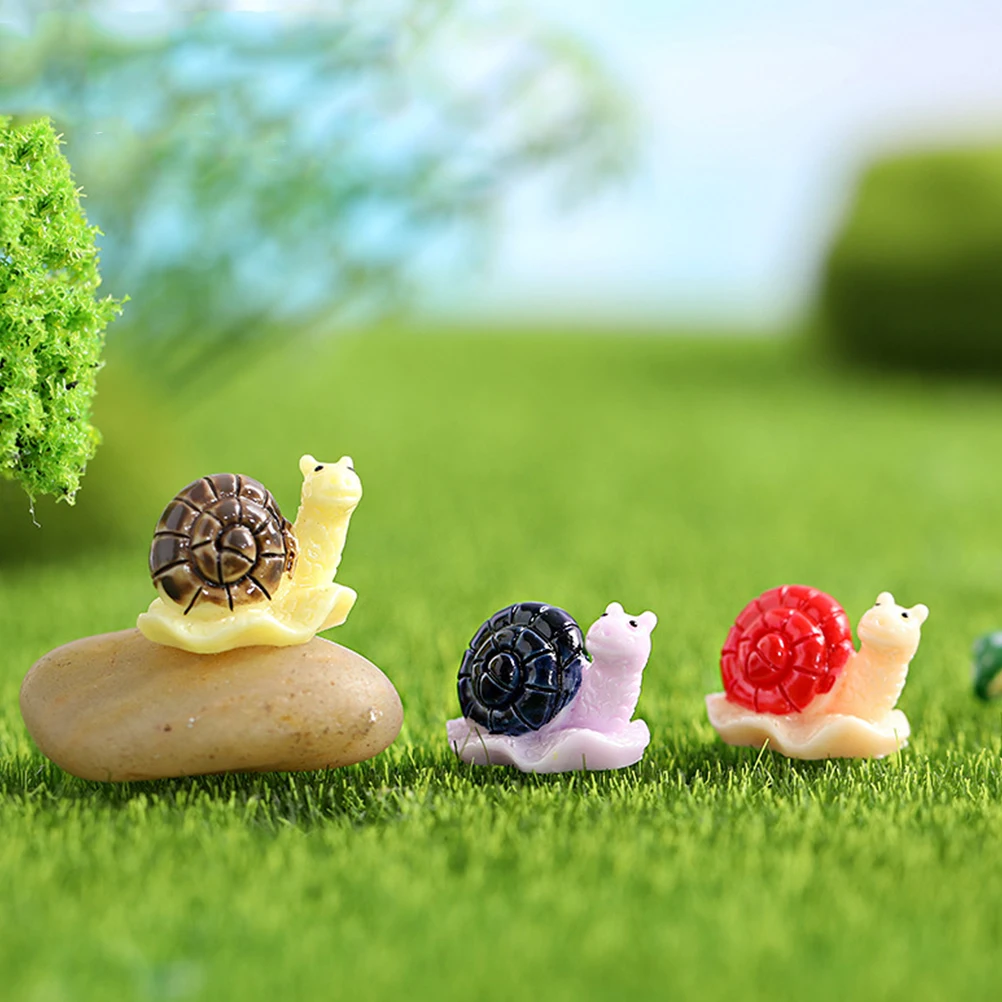 24pcs Resin Snail Figurines Mini Crafts Bright Colors Lifelike Indoor Outdoor Decor Garden Accessories Bonsai L scaping 
24pcs Resin Snail Figurines Mini Crafts Bright Colors Lifelike Indoor Outdoor Decor Garden Accessories Bonsai L scaping