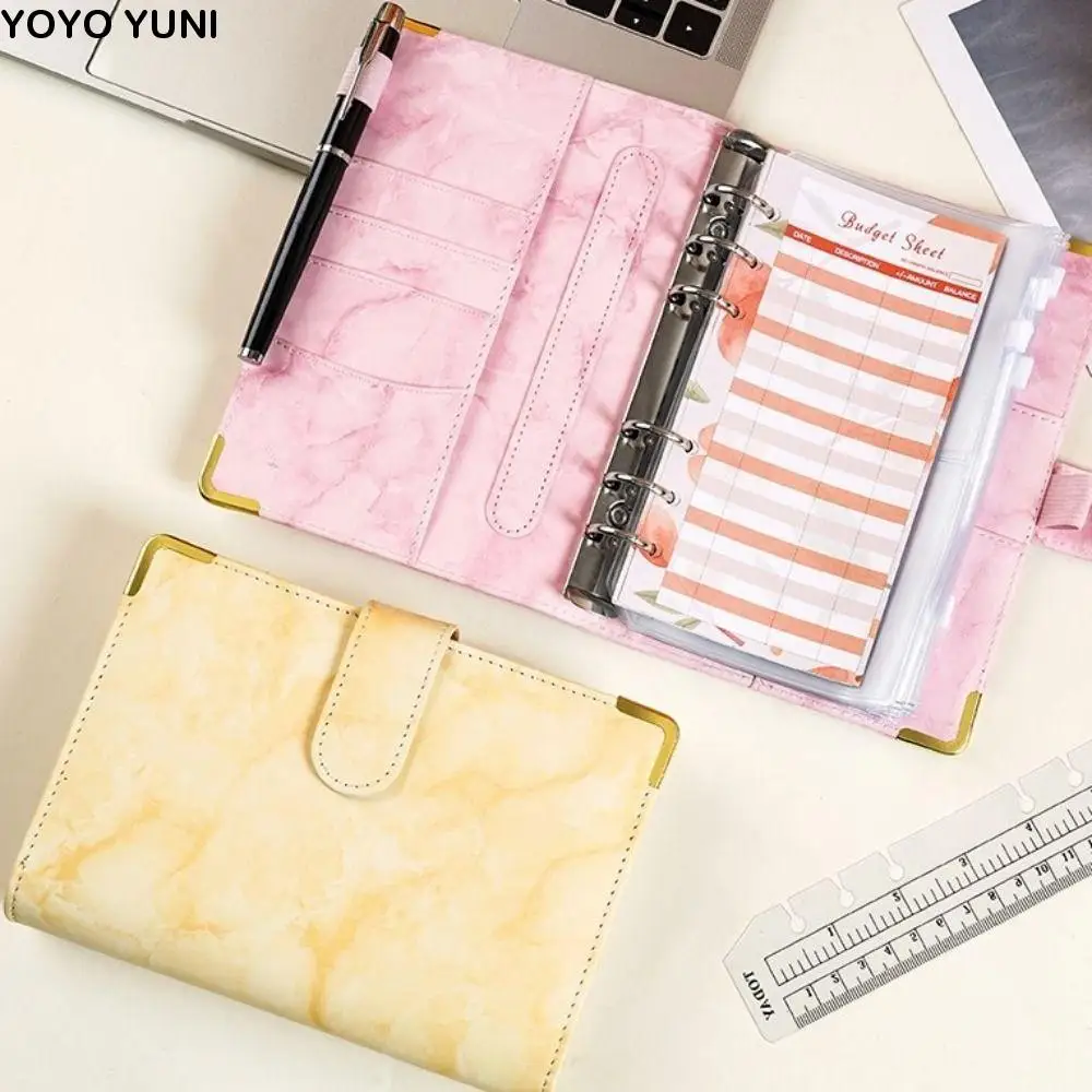 Marbling Money Saving Binder Waterproof A6 Savings Challenges Book with Protective Corner PU Cash Budget Book Daily Bookkeeping
Marbling Money Saving Binder Waterproof A6 Savings Challenges Book with Protective Corner PU Cash Budget Book Daily Bookkeeping