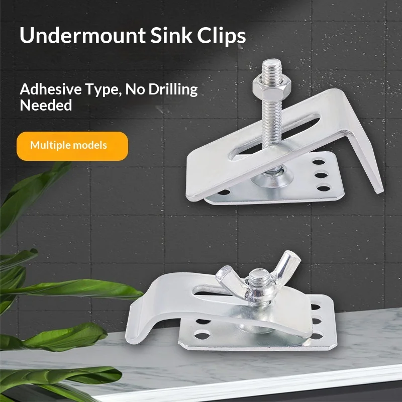 Ceramic undermount sink fixing clips stainless steel kitchen sink support bracket installation accessories snap-on washbasin
Ceramic undermount sink fixing clips stainless steel kitchen sink support bracket installation accessories snap-on washbasin