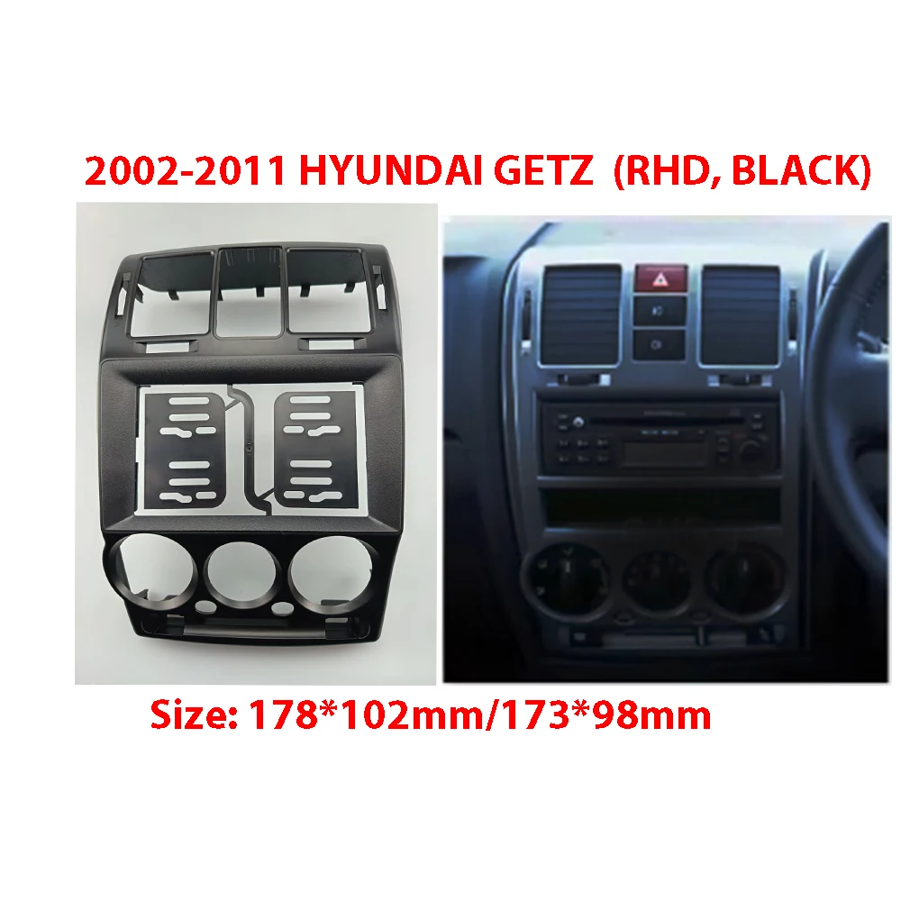 7 Inch For Hyundai Getz 2002-2011 RHD Car Radio Fascias MP5 Stereo Panel Dashboard Refitting Installation Frame
7 Inch For Hyundai Getz 2002-2011 RHD Car Radio Fascias MP5 Stereo Panel Dashboard Refitting Installation Frame