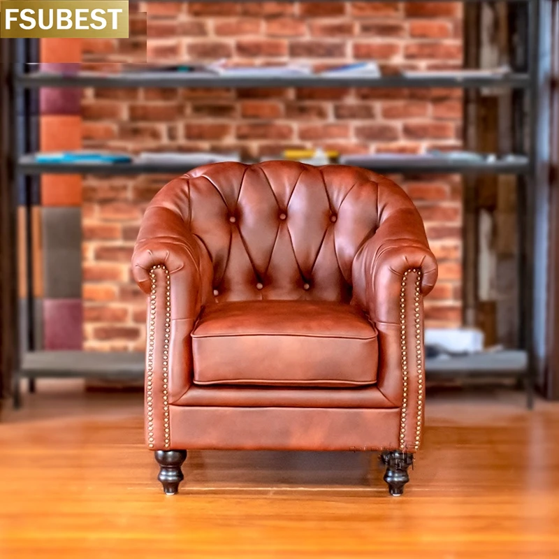 FSUBEST, американский тигровый стул, винтажное дизайнерское кресло, высококачественное кресло для отдыха с высокой спинкой для виллы, кожаное кресло для гостиной
FSUBEST, американский тигровый стул, винтажное дизайнерское кресло, высококачественное кресло для отдыха с высокой спинкой для виллы, кожаное кресло для гостиной