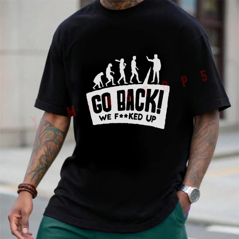 Evolution Themed Humor Print Moto Cotton Tshirt Men Funny Men T-shirt Summer Harajuku Short-Sleeve Top Tees
Evolution Themed Humor Print Moto Cotton Tshirt Men Funny Men T-shirt Summer Harajuku Short-Sleeve Top Tees