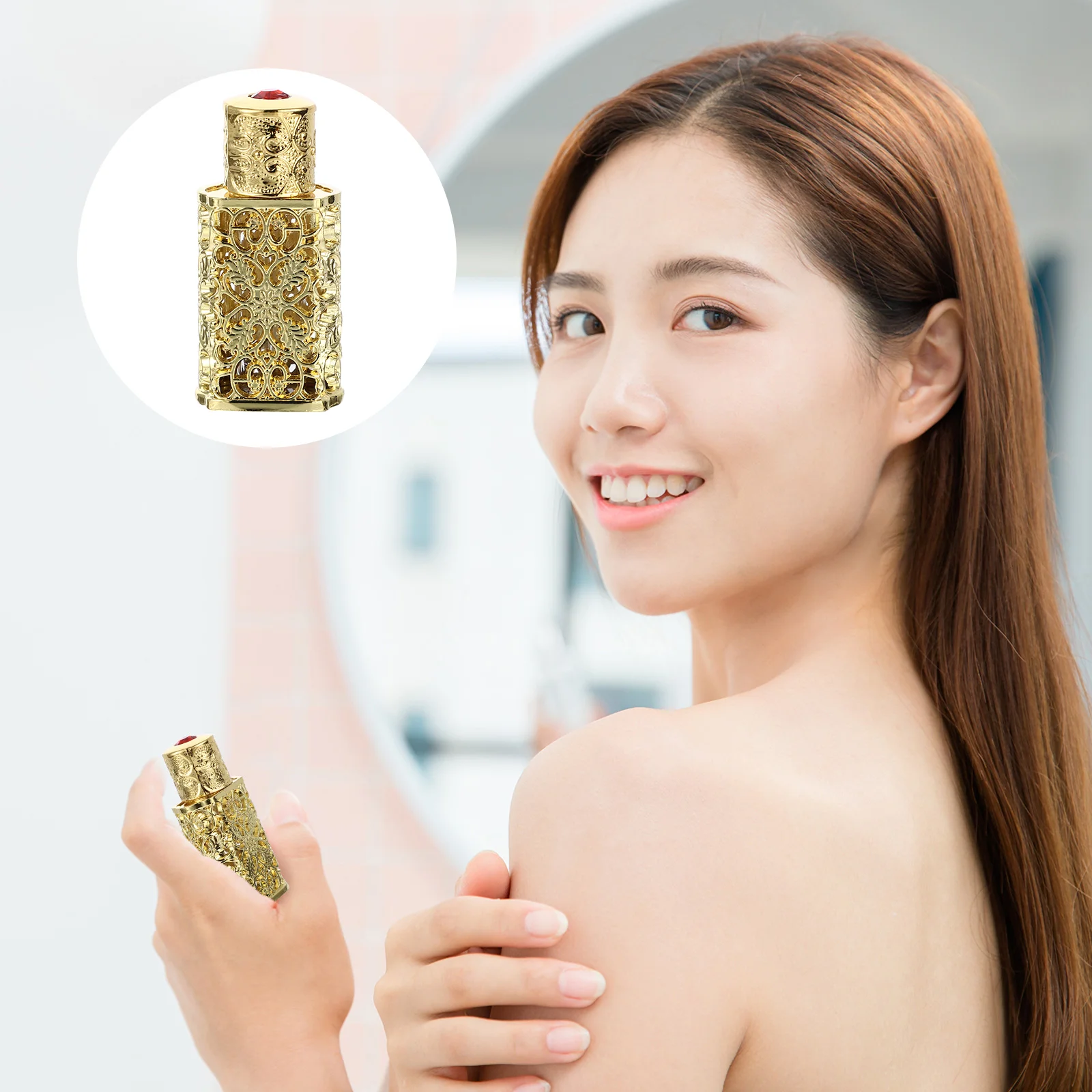 3 Ml Metal Essential Oil Bottle Travel Liquid to Perfume Dispenser Glass Spray Makeup Container Storage
3 Ml Metal Essential Oil Bottle Travel Liquid to Perfume Dispenser Glass Spray Makeup Container Storage