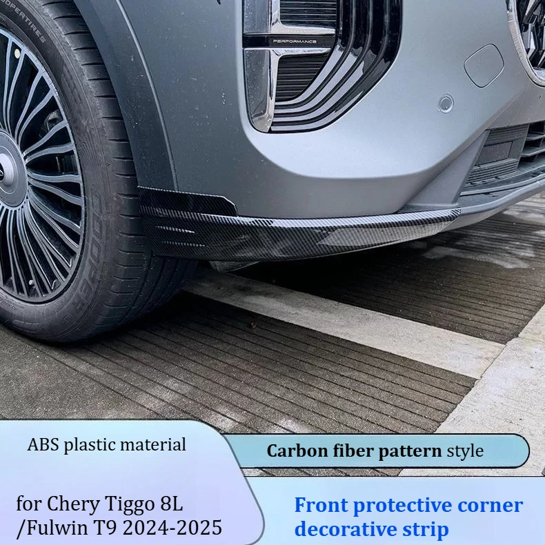 for Chery Tiggo 8L/Fulwin T9 2024-2025 Front corner protector decorative strip/front bumper lower corner cover/auto parts
for Chery Tiggo 8L/Fulwin T9 2024-2025 Front corner protector decorative strip/front bumper lower corner cover/auto parts