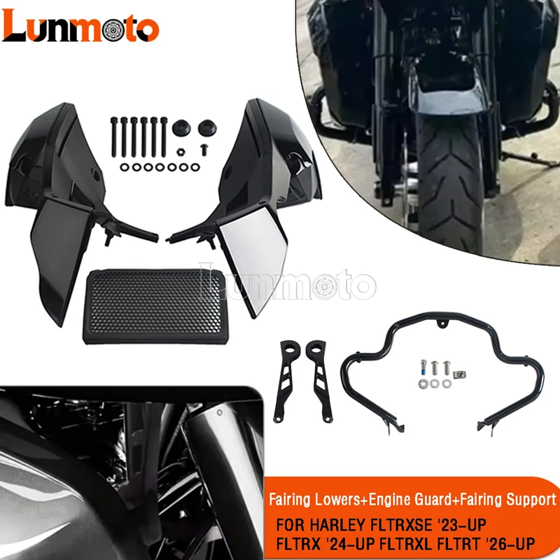 Motorcycle Lower Spoiler Guard Crash Bar Fairing Mounting Bracket Kit For Harley Touring CVO Road Glide FLTRXSE 23-Up FLTRX 24+
Motorcycle Lower Spoiler Guard Crash Bar Fairing Mounting Bracket Kit For Harley Touring CVO Road Glide FLTRXSE 23-Up FLTRX 24+