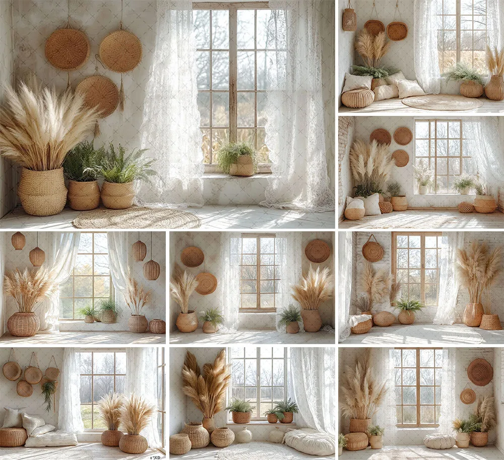 Фон для фотосъемки Mehofond в стиле бохо, пампасная трава, занавеска, окно, детский день рождения, свадьба, портретный декор, фон для фотостудии
Фон для фотосъемки Mehofond в стиле бохо, пампасная трава, занавеска, окно, детский день рождения, свадьба, портретный декор, фон для фотостудии