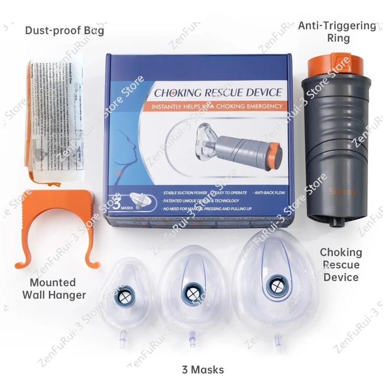 Automatic Choking Rescue Anti Choking Device Aiway Throat Obstruction Blockage Removal Manual Suction Emergency
Automatic Choking Rescue Anti Choking Device Aiway Throat Obstruction Blockage Removal Manual Suction Emergency