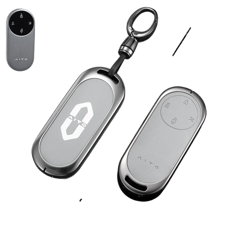 Premium Zinc Alloy Key Cover Case for AITO M7/M8/M9/M5 - Protective Key Fob Shell Key Bag Chain
Premium Zinc Alloy Key Cover Case for AITO M7/M8/M9/M5 - Protective Key Fob Shell Key Bag Chain
