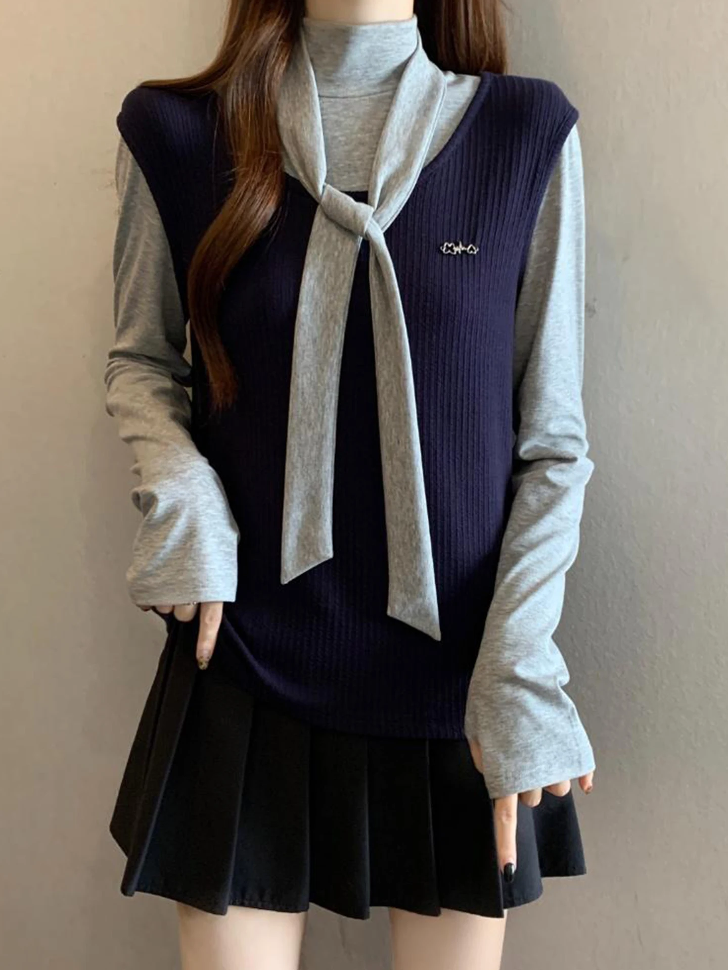 Эффективная корректирующая футболка для похудения, осенняя новинка, большие размеры, женская, в корейском стиле, с длинным рукавом, с высоким воротником
Эффективная корректирующая футболка для похудения, осенняя новинка, большие размеры, женская, в корейском стиле, с длинным рукавом, с высоким воротником