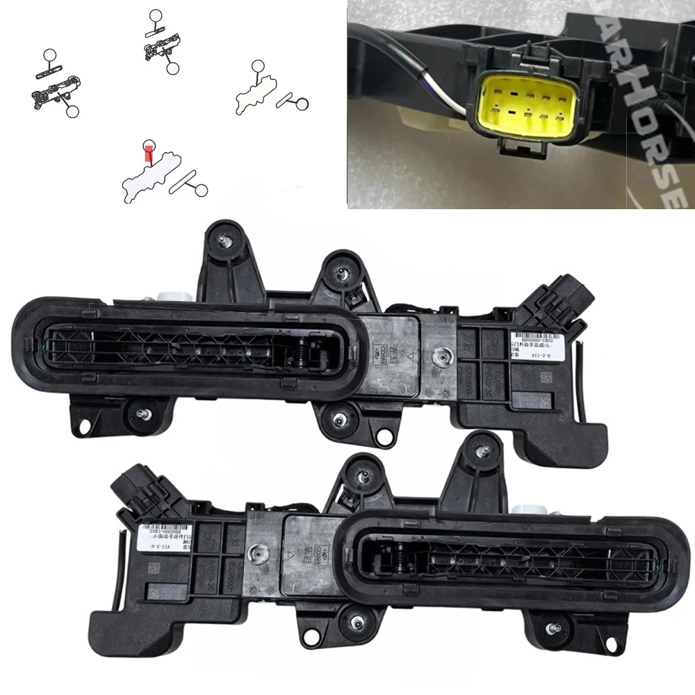 Front Rear Left Right Exterior outside Power Door Hidden Handle Grab Motor Assembly 6105500-CR02 For Changan UNI-K UNIK 2022+
Front Rear Left Right Exterior outside Power Door Hidden Handle Grab Motor Assembly 6105500-CR02 For Changan UNI-K UNIK 2022+
