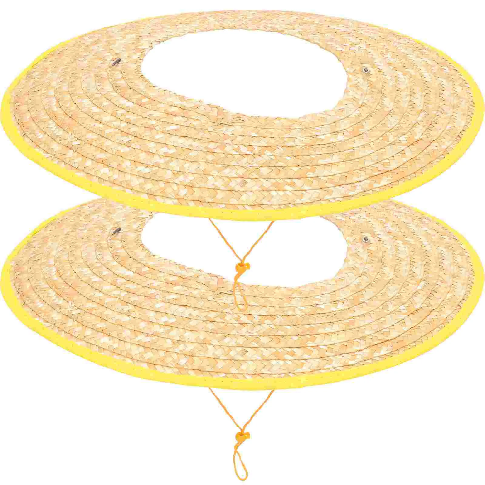 2 Pcs Shade Straw Hat Curtain Hard Sunshade Woven Visor for Wheat Neck Accessories
2 Pcs Shade Straw Hat Curtain Hard Sunshade Woven Visor for Wheat Neck Accessories
