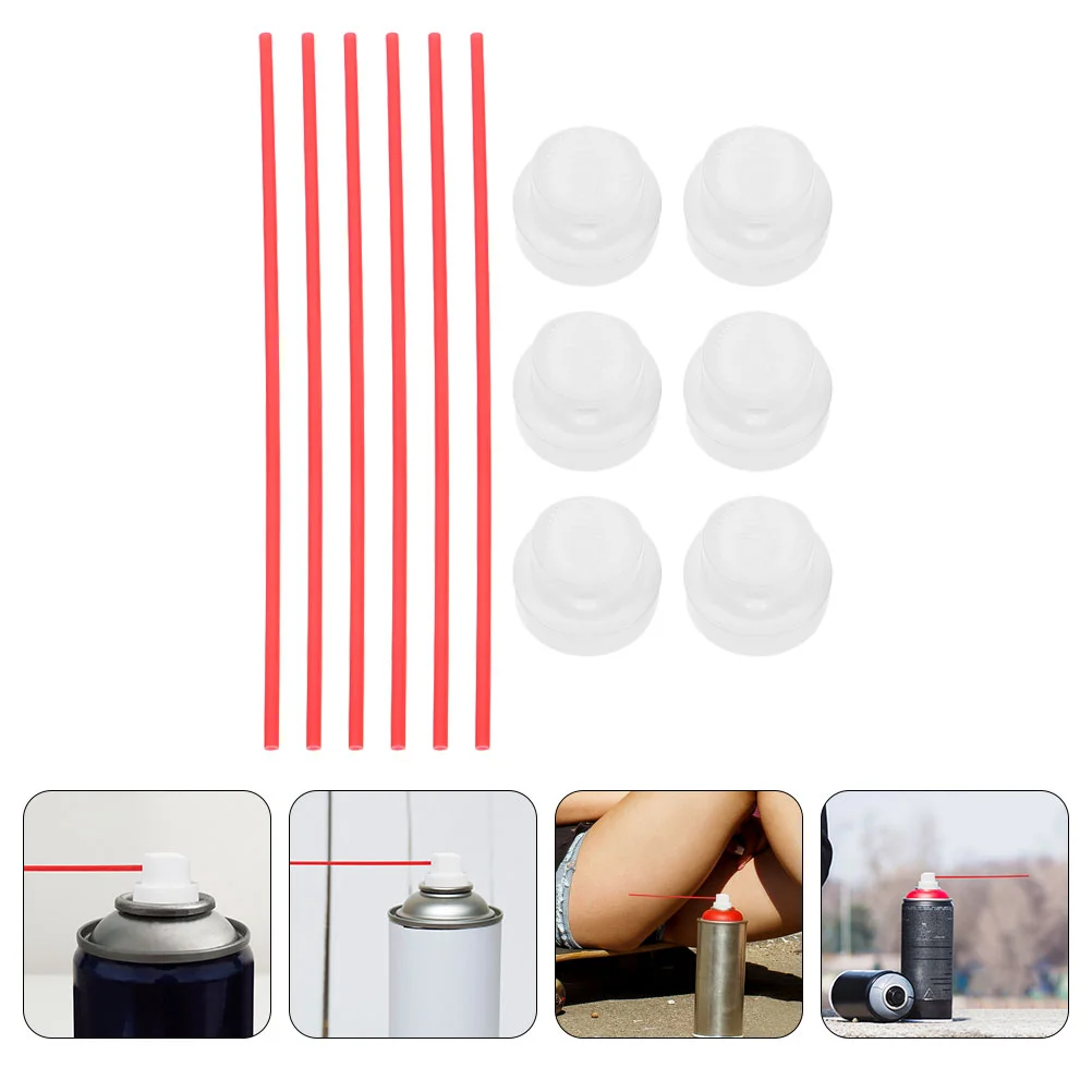 6 Sets Aerosol Nozzle Spray Paint Tips Extension Tubes Can Shaker Straws for Cans Valve
6 Sets Aerosol Nozzle Spray Paint Tips Extension Tubes Can Shaker Straws for Cans Valve