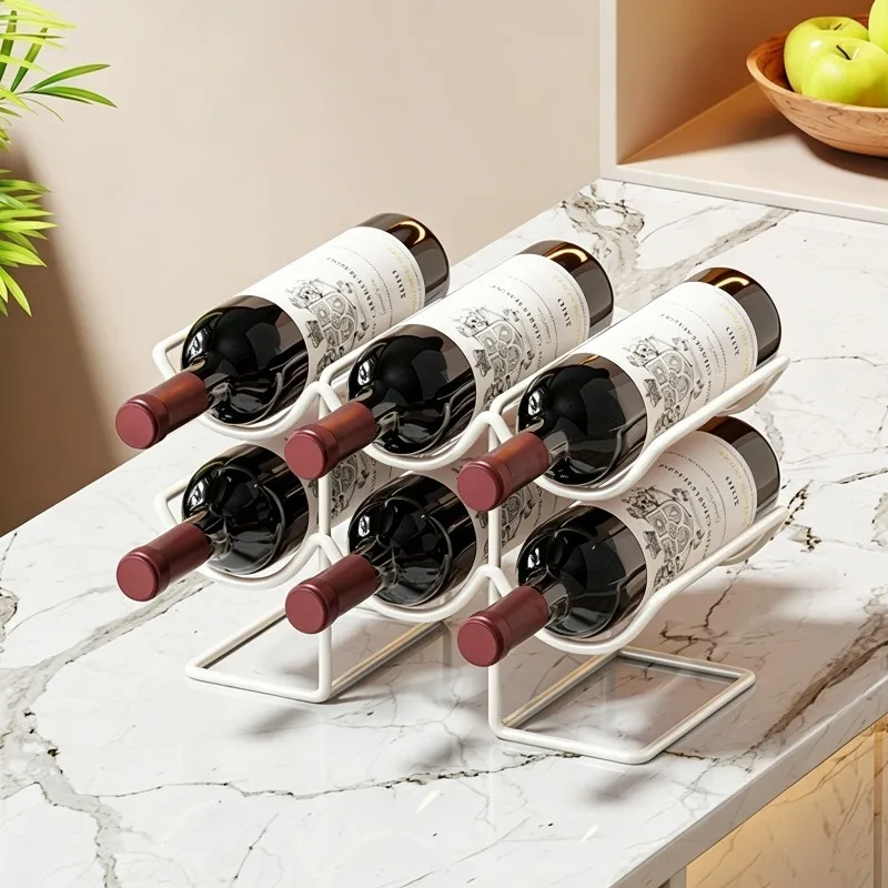 Metal Wine Rack Luxury Wine Bottles Holder Barware Whiskey Vertical Showcase Holders Household Tabletop Decor Wines Display Rack
Metal Wine Rack Luxury Wine Bottles Holder Barware Whiskey Vertical Showcase Holders Household Tabletop Decor Wines Display Rack