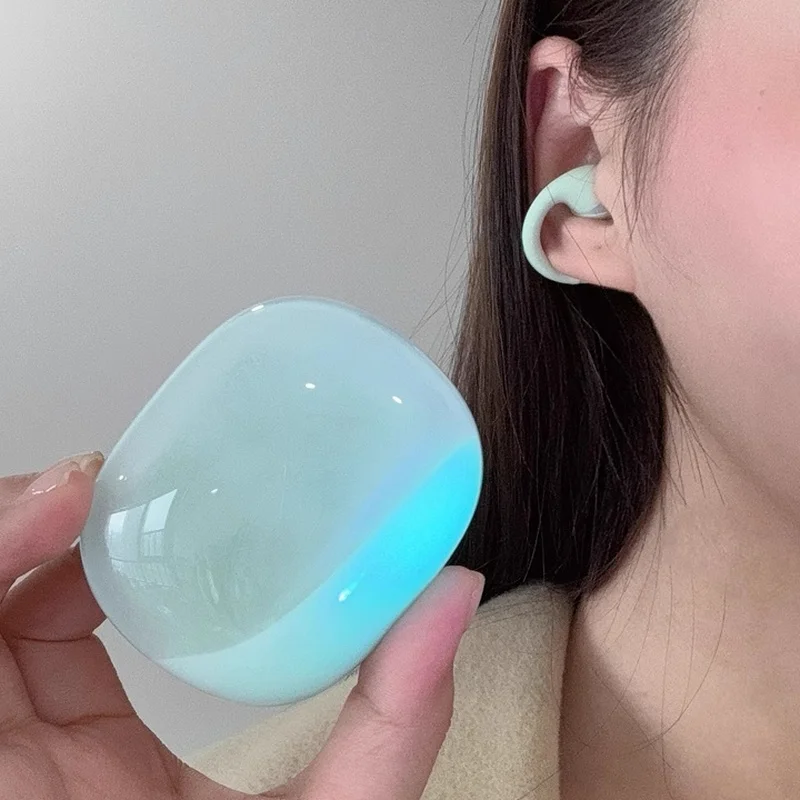LIUP Bluetooth Headset Space Audio Four-Mic Noise Canceling Open Wireless Air Bone Conduction Not In-Ear Sports Run luminous
LIUP Bluetooth Headset Space Audio Four-Mic Noise Canceling Open Wireless Air Bone Conduction Not In-Ear Sports Run luminous