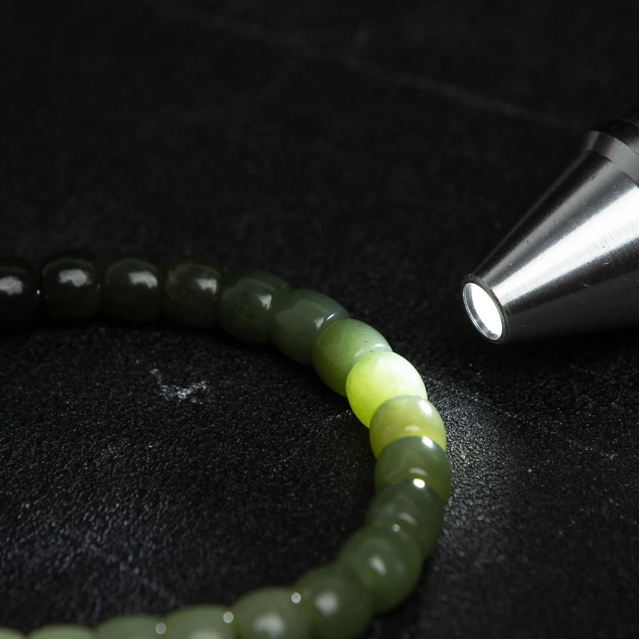 TIMESWIND Authentic Original Jade Gradient Green Bucket Beaded Women Bracelet Fashion Jewelry with Certificate
TIMESWIND Authentic Original Jade Gradient Green Bucket Beaded Women Bracelet Fashion Jewelry with Certificate