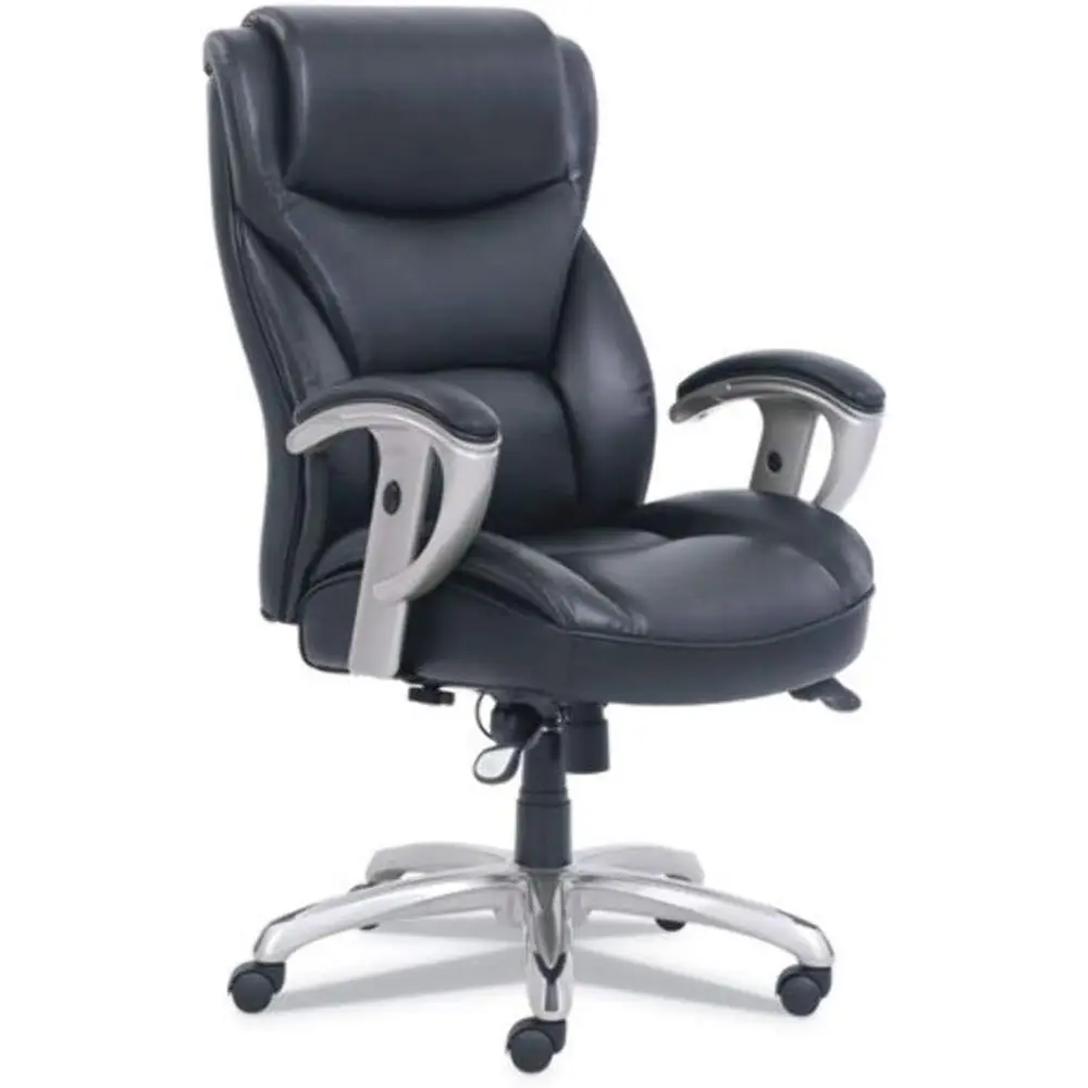 Emerson Ergonomic Chair for Big & Tall, 400 lbs Capacity, Adjustable 19.5-22.5 Seat, Black & Silver
Emerson Ergonomic Chair for Big & Tall, 400 lbs Capacity, Adjustable 19.5-22.5 Seat, Black & Silver