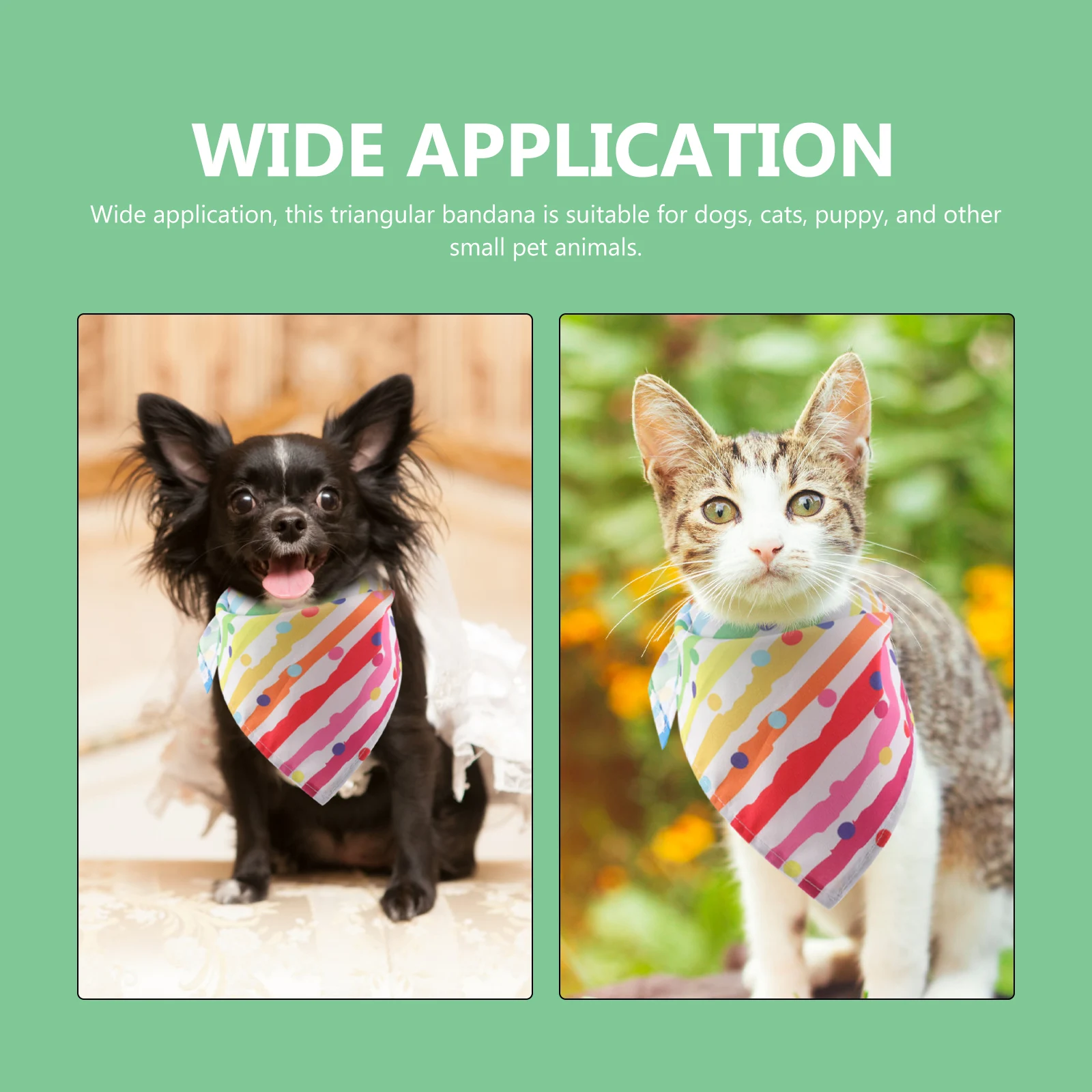 Rainbow Stripe Dog Triangular Bandana Pet Birthday Scarf Adjustable Pet Party Outfit
Rainbow Stripe Dog Triangular Bandana Pet Birthday Scarf Adjustable Pet Party Outfit