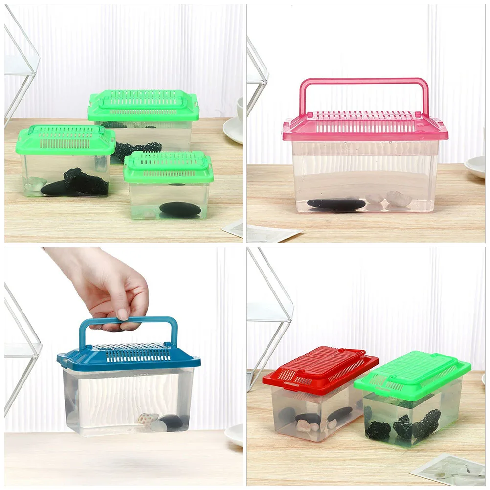 Lightweight Reptile Tortoise Tank Goldfish Feeding Box Portable Plastic Aquarium Transparent Turtle Habitat Breeding Case Fish
Lightweight Reptile Tortoise Tank Goldfish Feeding Box Portable Plastic Aquarium Transparent Turtle Habitat Breeding Case Fish