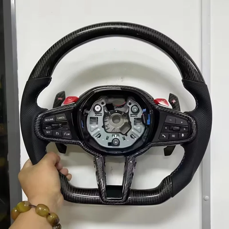 Customized Carbon Fiber Leather Car Steering Wheel For BMW G20 G30 G80 F20 F25 F30 F32 F35 F80 E90 Steering Wheel Accessories
Customized Carbon Fiber Leather Car Steering Wheel For BMW G20 G30 G80 F20 F25 F30 F32 F35 F80 E90 Steering Wheel Accessories