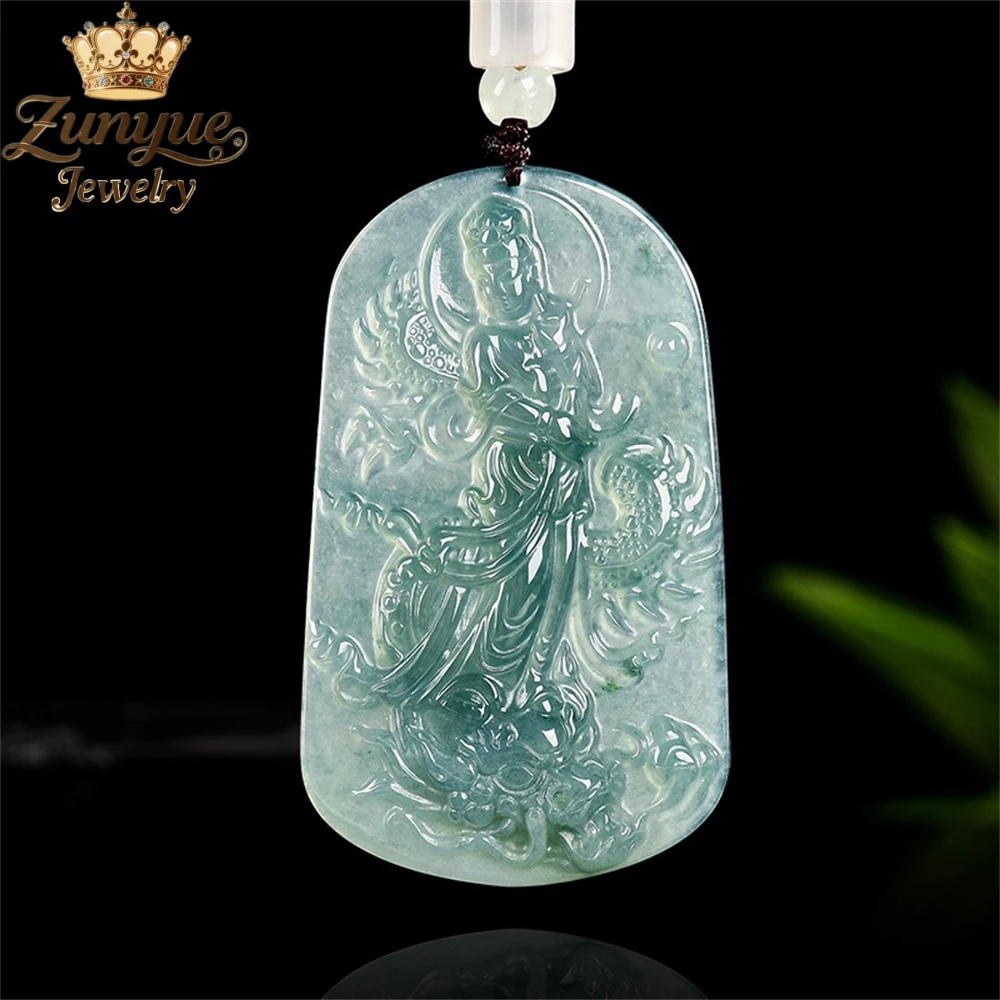 Natural A-Grade Jadeite Blue Water Imperial Dragon Guanyin Pendant Luxury Quality Jewelry Fashion Jewelry Charms Elegant Popular
Natural A-Grade Jadeite Blue Water Imperial Dragon Guanyin Pendant Luxury Quality Jewelry Fashion Jewelry Charms Elegant Popular
