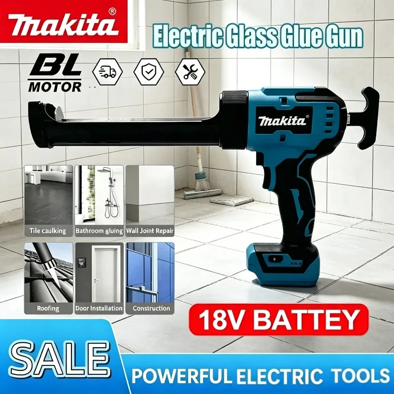 Makita Wireless Electric Glass Glue Gun Cement Glass Adhesive Glue Seal Sealant Tool Glass Doors Windows Filling Sewing Gun
Makita Wireless Electric Glass Glue Gun Cement Glass Adhesive Glue Seal Sealant Tool Glass Doors Windows Filling Sewing Gun