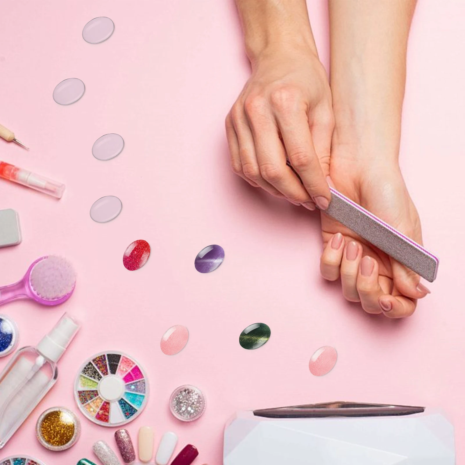 30 шт., бусины для дизайна ногтей, стеклянная цветная таблица, держатель для лака, домашний салон, цветная таблица для ногтей, доска для лака
30 шт., бусины для дизайна ногтей, стеклянная цветная таблица, держатель для лака, домашний салон, цветная таблица для ногтей, доска для лака