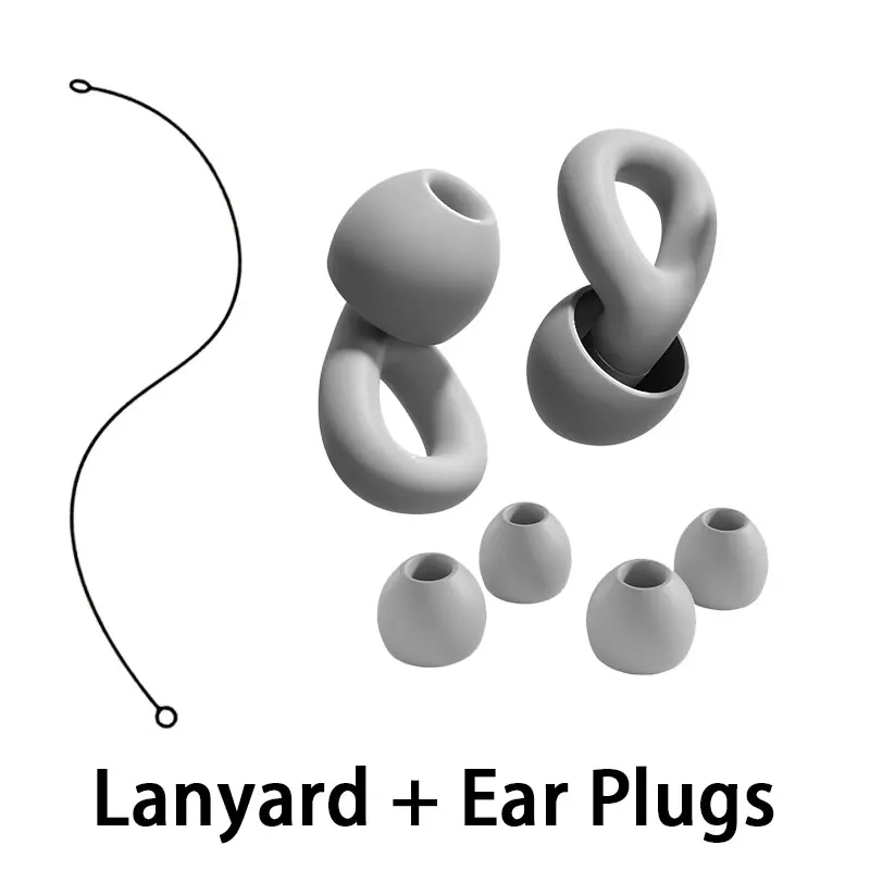 Quiet Ear Plugs with Lanyard– Super Soft, Reusable Hearing Protection for Sleep,Swim, Work 8 Ear Tips in XS/S/M/L
Quiet Ear Plugs with Lanyard– Super Soft, Reusable Hearing Protection for Sleep,Swim, Work 8 Ear Tips in XS/S/M/L