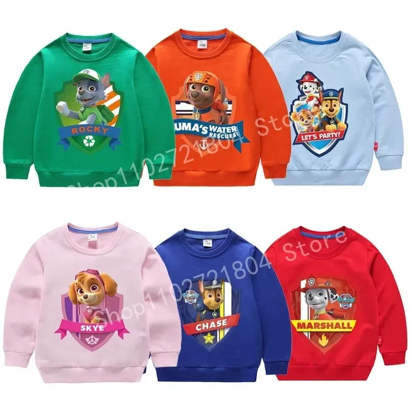 PAW Patrol Children's Sweatshirt Cartoon Round Neck Printed Sweater Winter Warm Fashion Top Kawaii Anime Pullover Cotton Clothes
PAW Patrol Children's Sweatshirt Cartoon Round Neck Printed Sweater Winter Warm Fashion Top Kawaii Anime Pullover Cotton Clothes